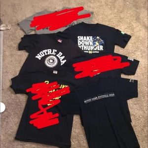 Notre Dame Vintage Shirt Lot